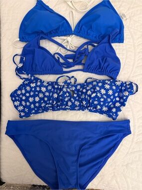 Blue Bikini 4 Piece Bundle